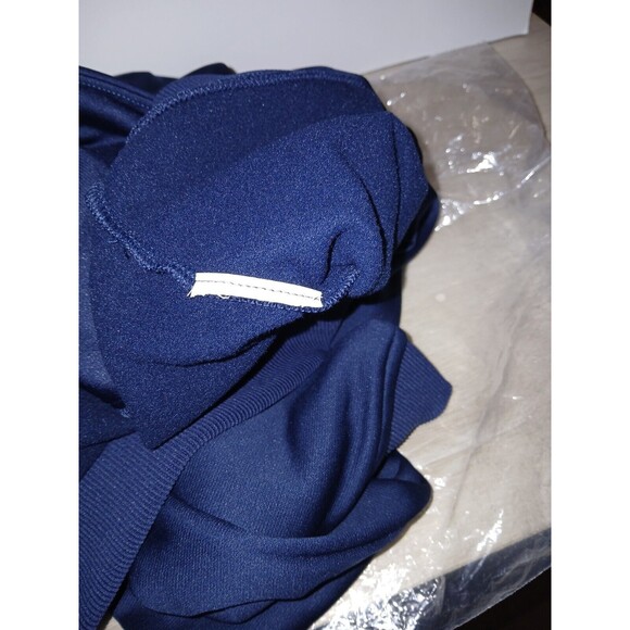 Under Armour Hoodie Loose Fit Cold Gear Blue Athletic Drawstrings Mens Sz Large - Picture 9 of 16